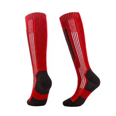 Knee High Merino Wool Ski Hiking Socks | Bold Colorblock