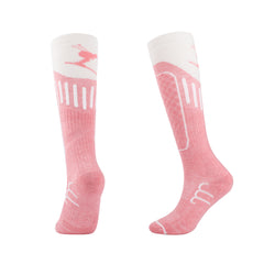 Knee High Merino Wool Ski Socks for women | Ski-Inspired Design