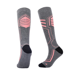 Cotton Knee High Ski Socks | Reinforced Heel/Toe