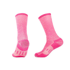 Crew Merino Wool Hiking Socks | Reinforced Footbed Breathable Tech