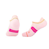 Ankle Cotton Running Socks for women | Metallic Triple Bands