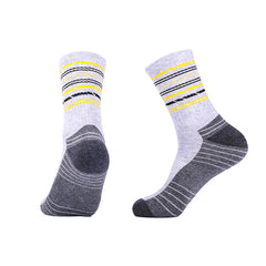Crew Merino Wool Hiking Socks for men | Striped Design