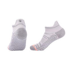 Ankle Cotton Running Socks for women | Wave Patterns