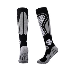 Knee High Merino Wool Ski Socks | Shield Design