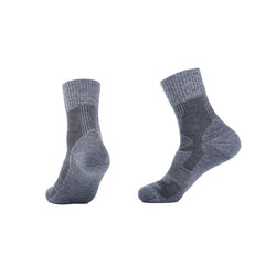 Crew Merino Wool Hiking Socks | Solid Colors Ventilated Design