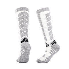 Knee High Merino Wool Ski Socks | Vibrant Color Blocks