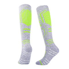 Knee High Merino Wool Ski Socks for women | Honeycomb Cushioning