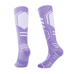 Knee High Merino Wool Ski Socks for women | Honeycomb Cushioning