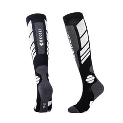 Knee High Merino Wool Ski Socks | Precision Arrow Pattern