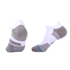 Ankle Cotton Running Socks | Performance Stripes Breathable Tech