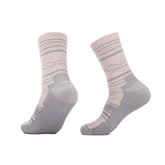 Crew Merino Wool Hiking Socks for men | Striped Design