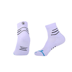 Quarter Cotton Running Socks for men | Vibrant Contrasts