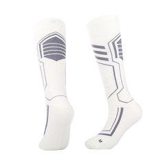 Cotton Knee High Ski Socks | Reinforced Heel/Toe