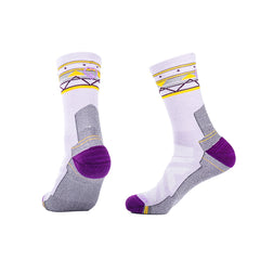 Crew Merino Wool Hiking Socks for women | Colorful Stripe Designs