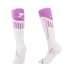 Knee High Merino Wool Ski Socks for women | Ski-Inspired Design