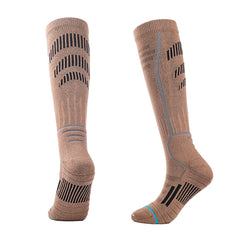 Knee High Merino Wool Ski Socks for men | Tech-Inspired Geometry