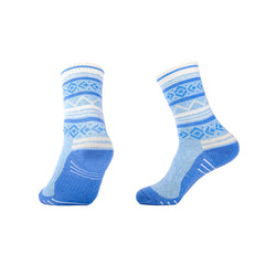 Merino Wool Crew Hiking Socks for women | Tribal-Inspired Designs