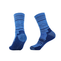 Crew Merino Wool Hiking Socks for men | Striped Design