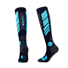 Knee High Merino Wool Ski Socks | Precision Arrow Pattern