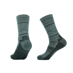Crew Merino Wool Hiking Socks for men | Striped Design