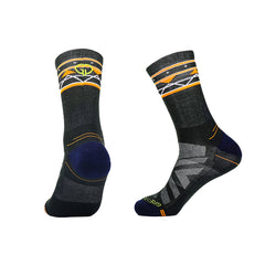 Crew Merino Wool Hiking Socks for women | Colorful Stripe Designs