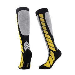 Knee High Merino Wool Hiking Socks | Bold Geometric Design