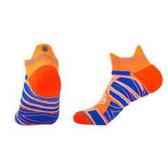 Ankle Cotton Running Socks for men | Vibrant Color Blocks