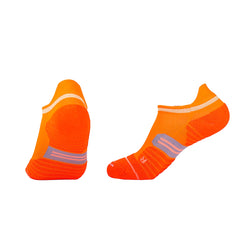 Ankle Cotton Running Socks for women | Metallic Triple Bands