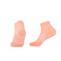 Quarter Cotton Running Socks for women | Dynamic Stripes Soft Hues