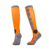 Knee High Hiking Ski Socks | Bold Logo Reinforced Footbed