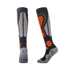 Knee High Merino Wool Ski Socks | Shield Design