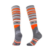 Knee High Merino Wool Hiking Ski Socks | Bold Stripes
