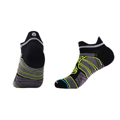 Ankle Cotton Running Socks for men | Vibrant Color Blocks