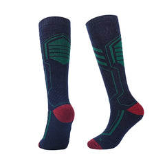 Cotton Knee High Ski Socks | Reinforced Heel/Toe