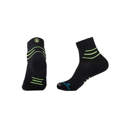 Quarter Cotton Running Socks for men | Vibrant Contrasts