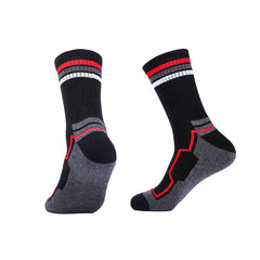Crew Merino Wool Hiking Socks for men | Colorblock Stripes