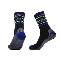 Crew Merino Wool Hiking Socks for men | Striped Design