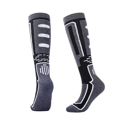 Merino Wool Ski Socks for men | High-Performance Geometric Design