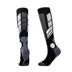 Knee High Merino Wool Ski Socks | Dynamic Arrow Design