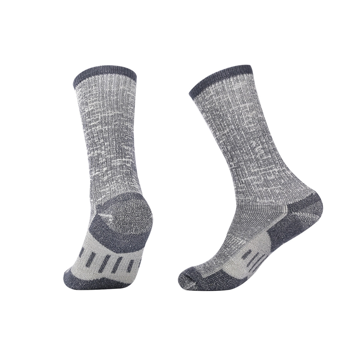 Crew Merino Wool Hiking Socks | Reinforced Footbed Breathable Tech