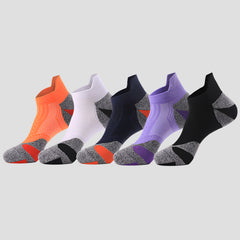 Coolmax professional sports socks, moisture absorbing and quick-drying short-tube badminton socks, antibacterial and deodorizing running socks