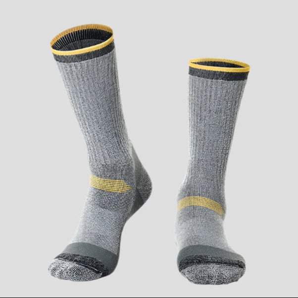 Mid-tube outdoor socks for men and women Merino wool socks Winter thick warm ski hiking socks