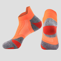 Coolmax professional sports socks, moisture absorbing and quick-drying short-tube badminton socks, antibacterial and deodorizing running socks