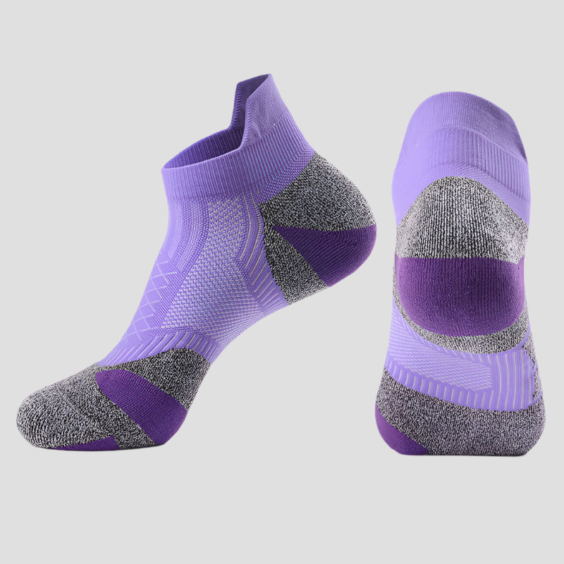 Coolmax professional sports socks, moisture absorbing and quick-drying short-tube badminton socks, antibacterial and deodorizing running socks