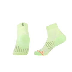 Quarter Cotton Running Socks for women | Dynamic Stripes Soft Hues