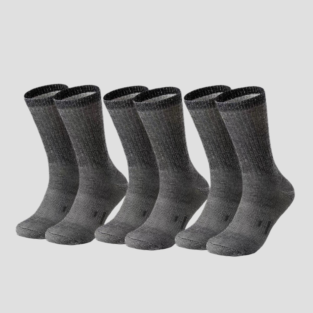 Merino wool high socks, all wool yarn, outdoor hiking, home warmth, all terry c-pack