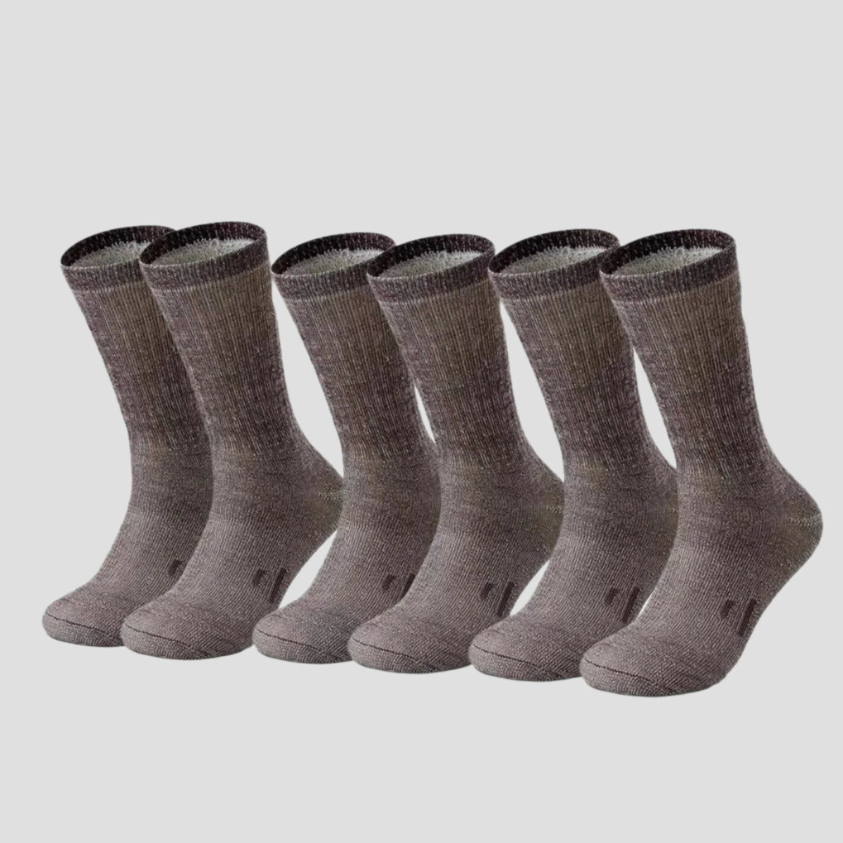 Merino wool high socks, all wool yarn, outdoor hiking, home warmth, all terry c-pack